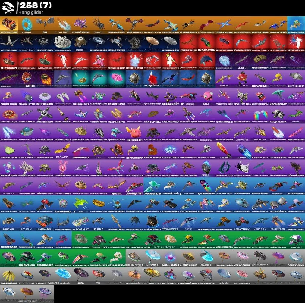 F1365 84K Donated BR Account - 389 Skins - 323 Pickaxes - 258 Gliders - 277 Emotes 